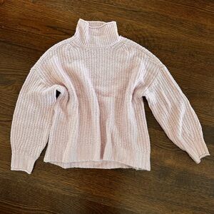 American Eagle Outfitters Soft Pink Cowl Neck Sweater